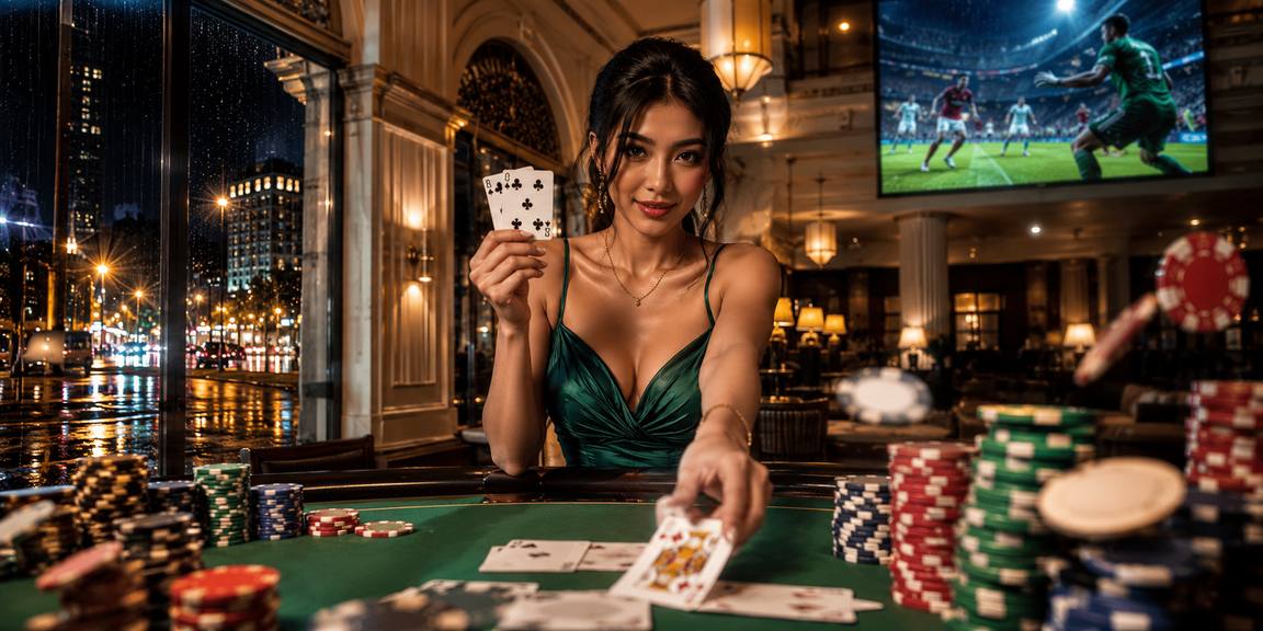 Lucky Fortune Cat di atas casino